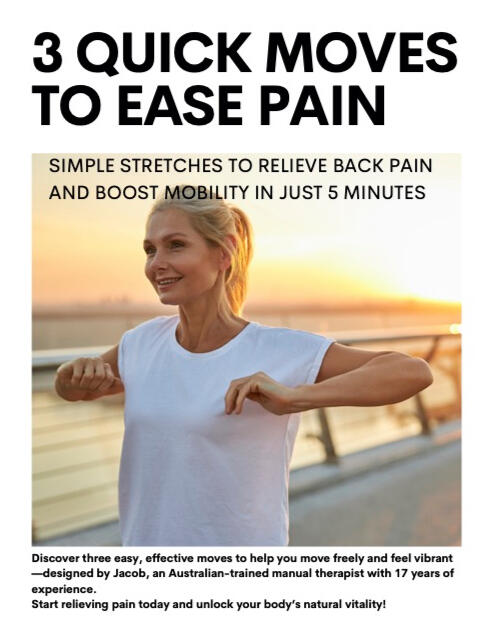 happy office lady stretching